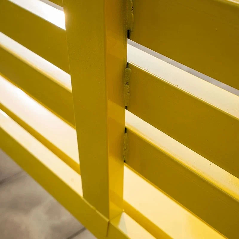 Banc extérieur moderne en acier inoxydable, siège de parc de jardin en métal robuste, banc de parc public Durable pour sièges de rue urbains