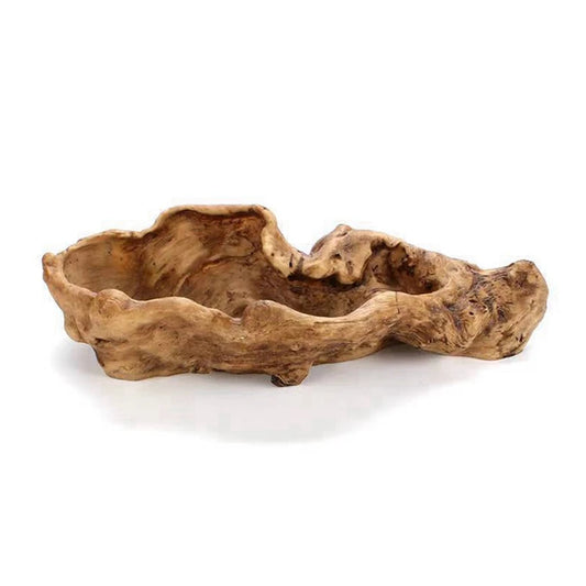 KEKA Pastoral Retro Landscape Flower Pot Resin Tree Stump Planter Artificial Driftwood Sculpture Rustic Succulent