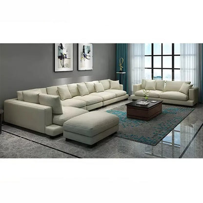 Living room sofa white fabric sofa set sofa set furniture