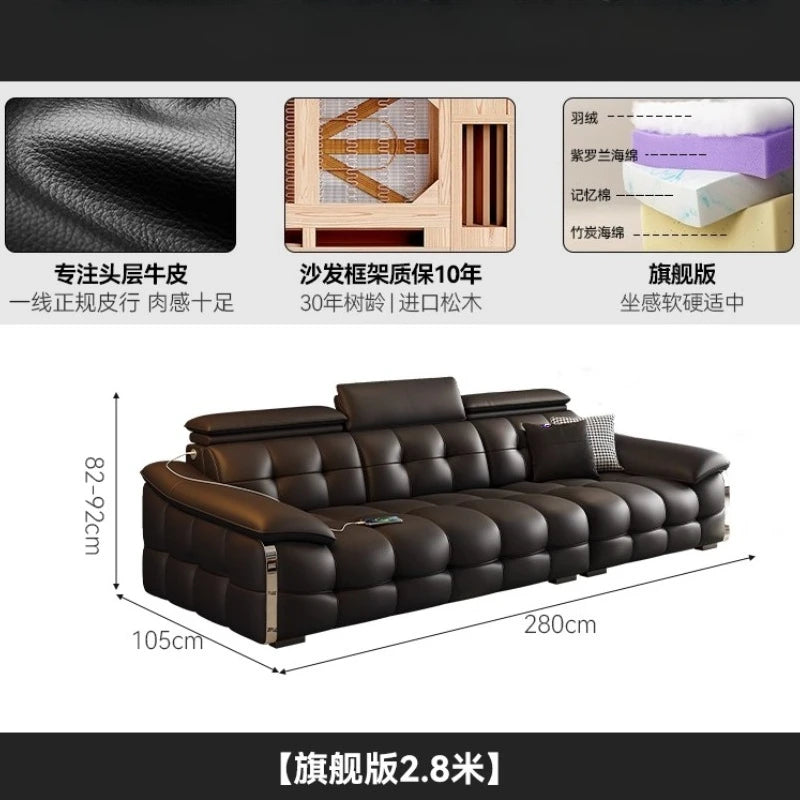 Modern Luxury Lawrence Sofa Leather Living Room Sofas Couch Armchair Home Furniture Leisure Sofa Armchairs Chaise Lounges