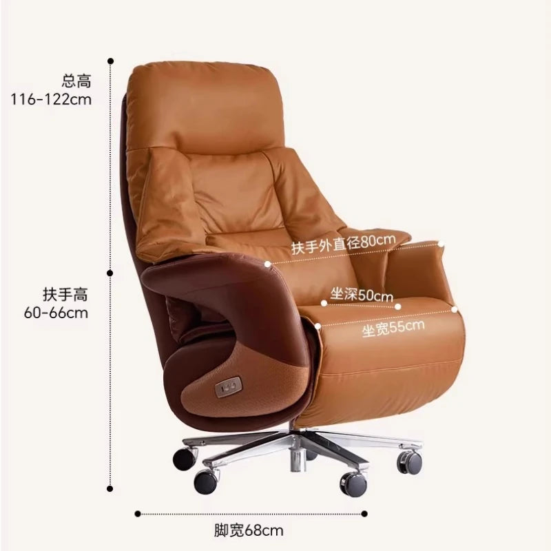 Furniture Auxiliary Chair With Wheels Chiffon Chairs Gaming Armchair Chaise De Bureaux Home Office Desk Reclining Relax Armchair