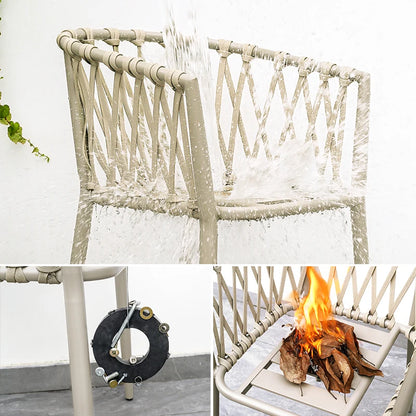 Factory Wholesale Good Quality Modern Wpc Patio Table And Chairs Set Talking Dining Furniture