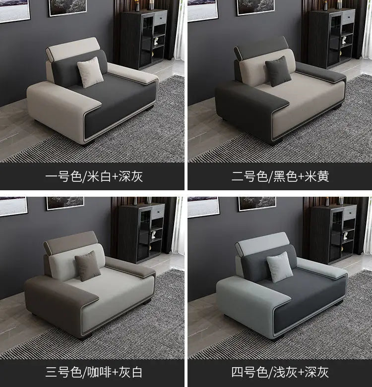 Luxury Sectional Sofas Chaise Longue Bed Italian Modern Sofa Living Room Armchair Muebles Para El Hogar Home Furniture