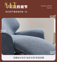 #sModern Living Room Sofa Fabric Pillows Velvet Floor Arm Recliner Sofas Lounge Single Luxury Moveis Para Casa Home Furniture