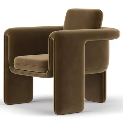 Light luxury fabric single sofa chair modern simple tiger chair