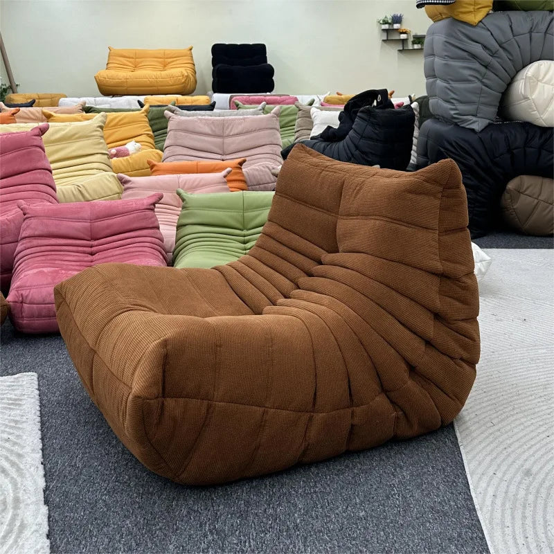 Lazy sofa sofa light luxury simple chair suede freehand space recliner