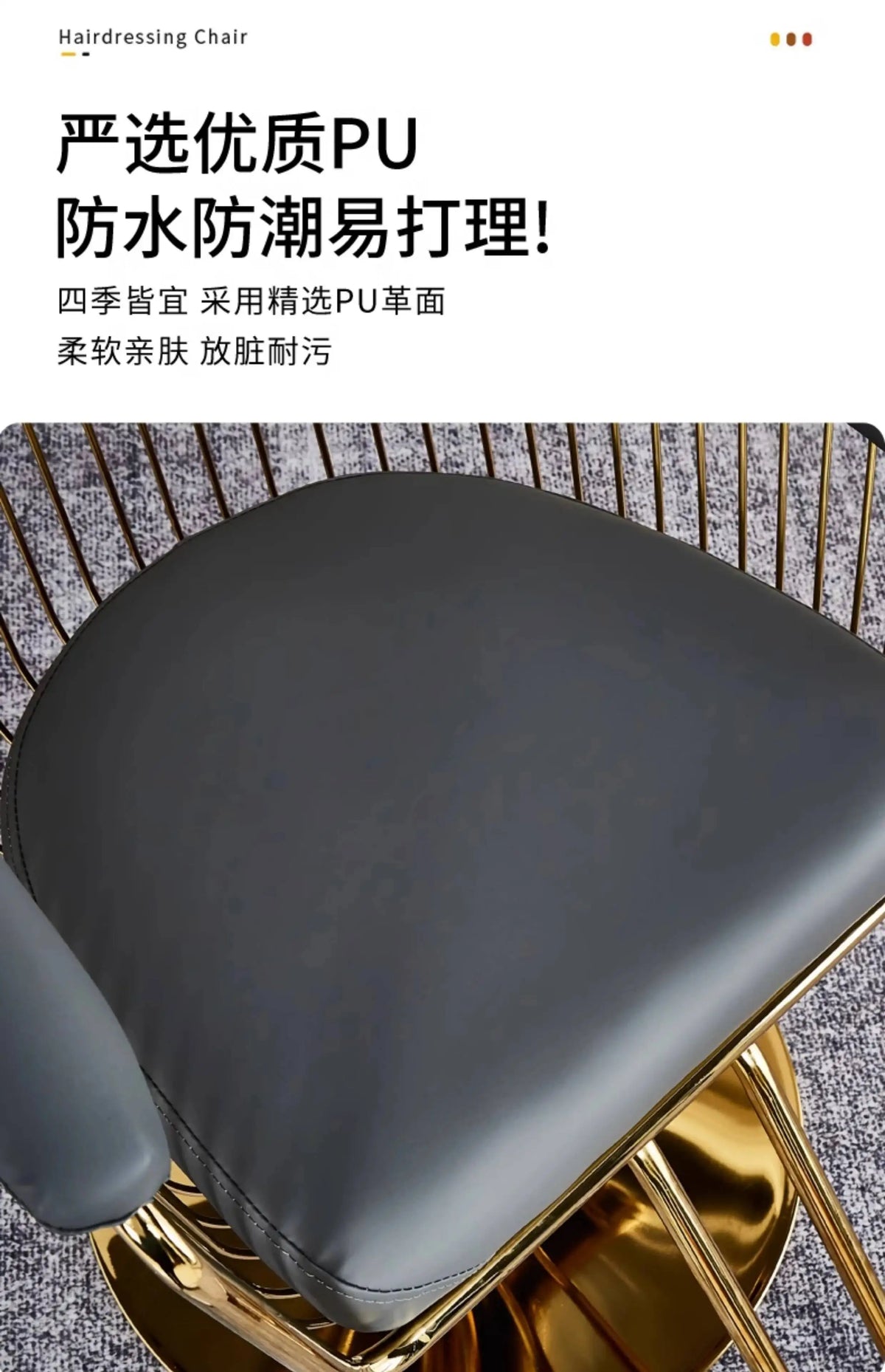 High end, stainless steel, dining chair, single sofa chair designer