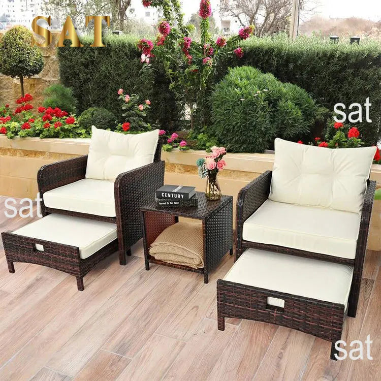 Hot SalesDygj Modern Design Outdoor Patio Furniture Durable & Comfortable Wicker Rattan Sofa Set & Garden Chair For Courtyard &