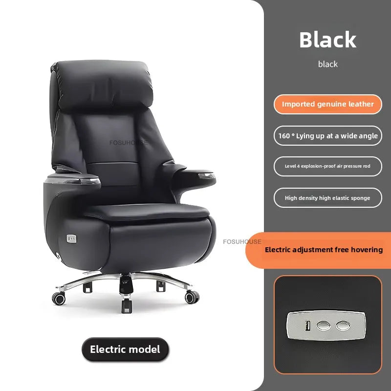 Electric Smart Office Chairs European Reclining Computer Chair Home Gaming Armchair Modern Office Furniture High-end Boss Chair