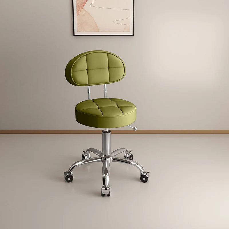 Professional Beauty Salon Chairs Backrest Barber Pedicure Chair Lifting Manicure Hairdresser Hair Salons Wheel Stool Furniture