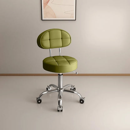 Professional Beauty Salon Chairs Backrest Barber Pedicure Chair Lifting Manicure Hairdresser Hair Salons Wheel Stool Furniture