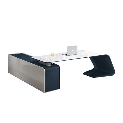 Escritorio De Oficina White Executive Luxury Office Table Office Desk Set Office Furniture Commercial Furniture Schreibtisch
