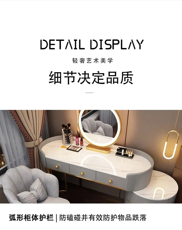 Dresser Stand Makeup Vanity Table Modern White Bedroom Desk Makeup Table Beautys Storage Coiffeuse De Chambre Home Furniture