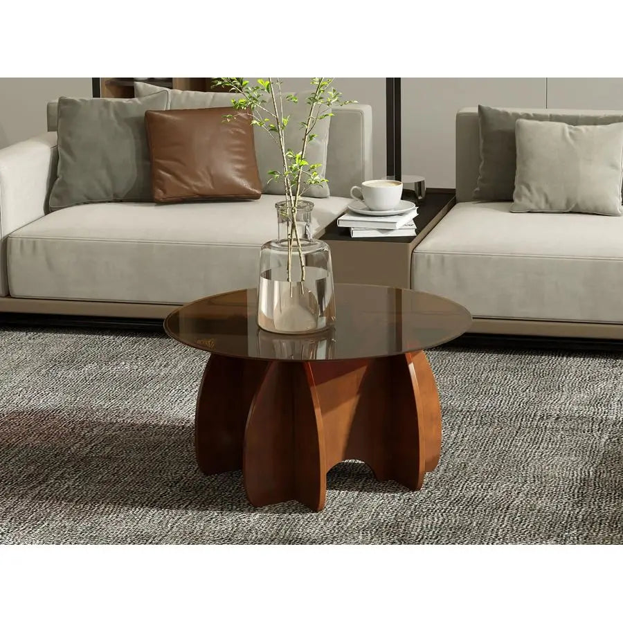 Unique Display Coffee Table Clear Ornaments Aesthetic Minimalist Coffee Table Luxury Design Mesa Centro Salon Home Furniture