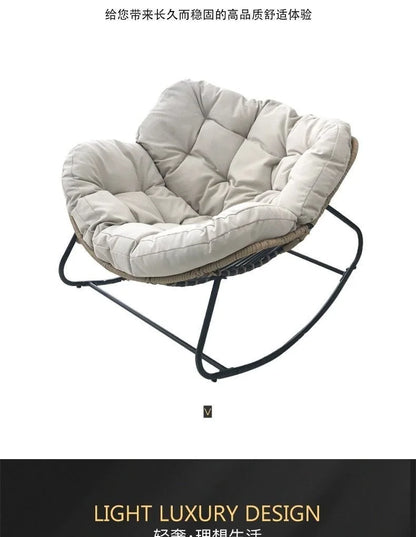 Adult Balcony Home Leisure Couch Sitting Room Single Sofa Internet Celebrity Rocking Chair