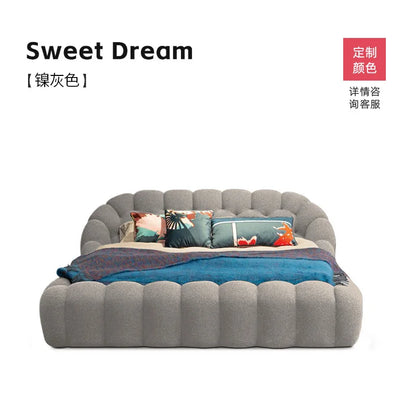 Lounge Clear Bed Decoration Beauty Room Decor Large Size European Sun Sleeping Bed Safe Letto Matrimoniale Trendy Furniture