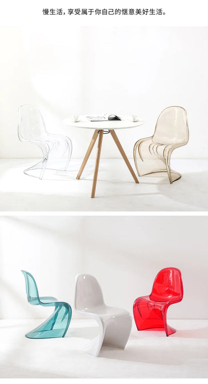 Lightweight Chair Nordic Designer Furniture Sedie Soggiorno Pranzo Kitchen Chaise Design Room Acrylic Modern Dining Transparent