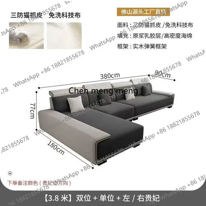 Luxury Sectional Sofas Chaise Longue Bed Italian Modern Sofa Living Room Armchair Muebles Para El Hogar Home Furniture