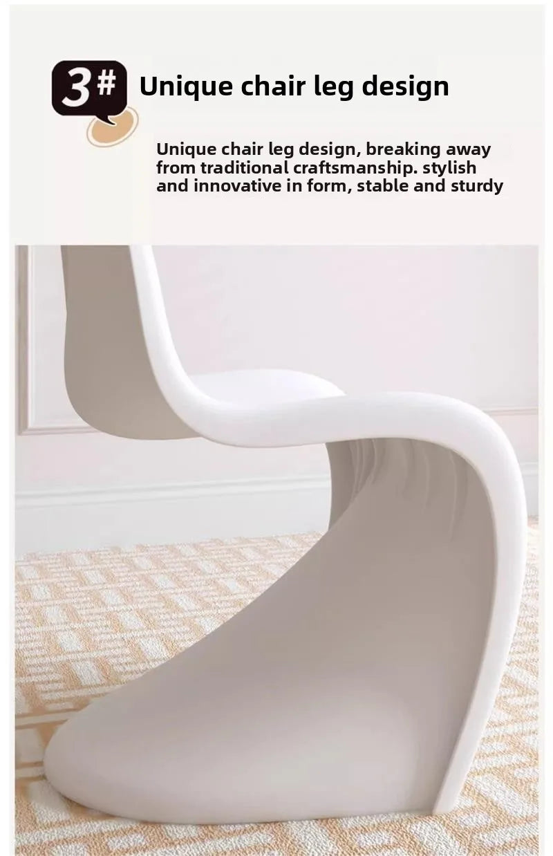 Acrylic transparent chair simple household light luxury high-end dining table chair makeup chair Pan Dong chair