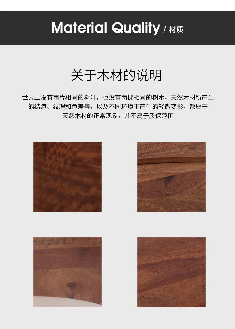 Walnut solid wood chair high value ins style book desk chair living room study back chair simple dining