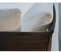 Nordic Solid Wood Sofa Chair Leisure Patio Living Room Furniture Villa Luxury Sofa Combination Garden Furniture Sets Rattan