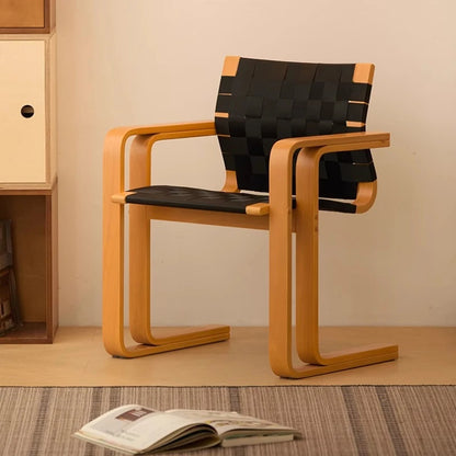 Pre-loved Solid Wood Armchair Dining Chair Home Fashion Comfort Retro Back Chair Esthetisch En Duurzaam Dining Room Furniture