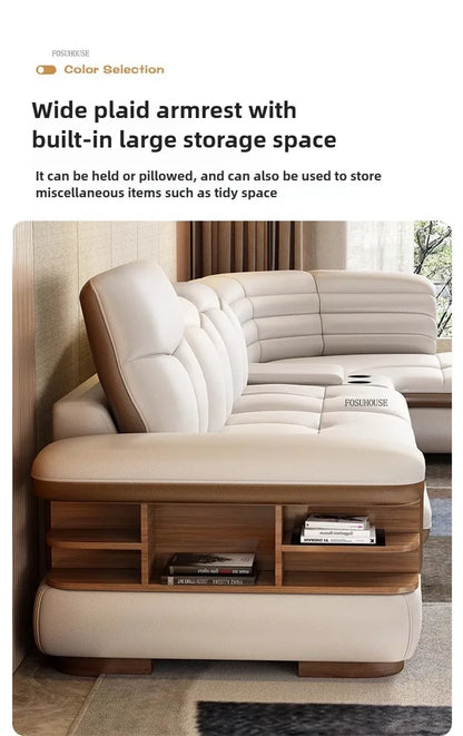 Design Artificial Leather Living Room Sofa Corner Combination Luxury Sofas Living Room Personality Home Furniture