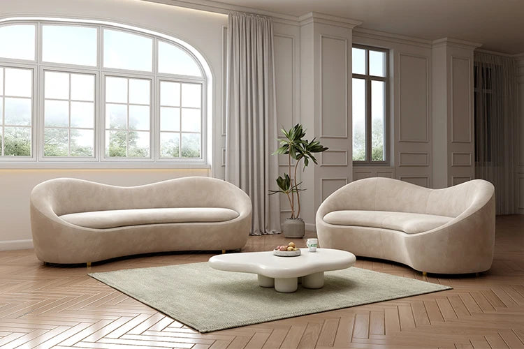 L Shape Fabric Recliner Sofa Set Modular Blue Velvet Sofa Italian Fabric Sofa for Home Luxury