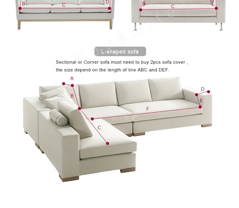 Elastic Solid Color Sofa Cover for Living Room All-inclusive Spandex Couch Cover Sectional Furniture Slipcover 1/2/3/4 Seater