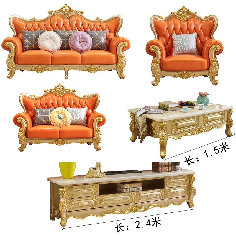 Couch Pouf Living Room Sofa Set European Floor Designer Relaxing Luxury Nordic Sofas Recliner Room Decor Divano Home Furniture