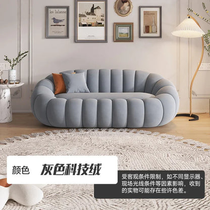 Cloud Sofa Plush Pumpkin Sofa Combination Soft And Comfortable Modern Living Room Sofa Suite Apartment Home Decoration Furniture