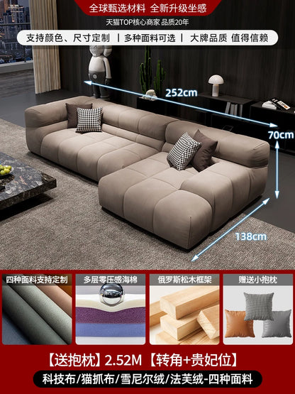 Curved Designer Living Room Sofas Mid Century Floor Recliner Corner Living Room Sofas Hallway Office Muebles Office Furniture