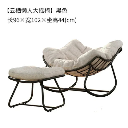 Adult Balcony Home Leisure Couch Sitting Room Single Sofa Internet Celebrity Rocking Chair