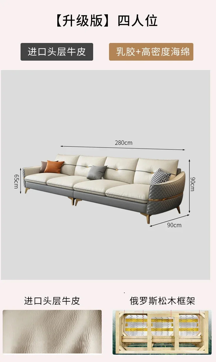 Minimalist Elegant SofaS leather Nordic Modern Sectional Sofas Lazy Living Room sillas para sala de estar Home Furniture