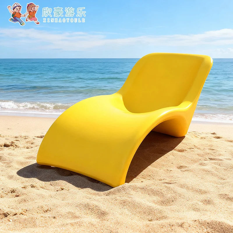 Cross-border exclusive outdoor beach lounge chairs, lounge chairs, beach waterproof hotel villa courtyard leisure seats