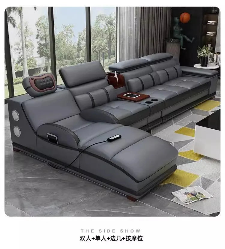 Large Size Lazy Living Room Sofas Leather Relaxing Modern Cheap Lounge Living Room Sofas Luxury Koltuk Takımı Home Decoration