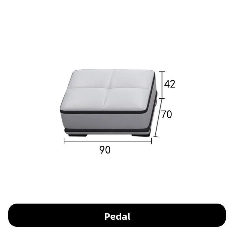 Electric Recliner Sofa with Massage Function Modern Minimalist Sectional Sofa for Large Living Room Smart Multi Functional Couch