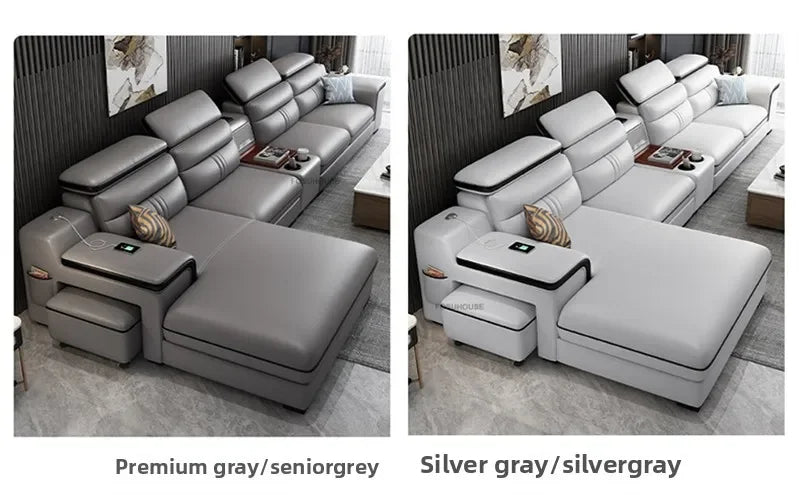 Luxury Leather Living Room Sofas Italian Home Sofa Bed Recliner Modern Designer Ergonomic Back Sofa Living Room Furniture