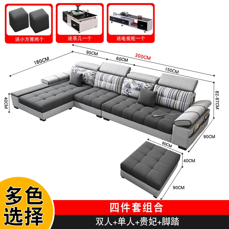 Sectional Living Room Sofas Lazy Lounge Designer Relax Sofa Multifunction Reclining Canape Salon De Luxe House Accessories