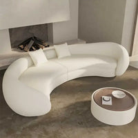 Light Luxury European Living Room Sofa Curved Christmas Cream Clouds Couch Ergonomic Reading Sofa Sala De Estar Home Decoration