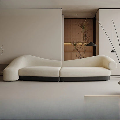 Corner curved sofa living room modern simple combination module