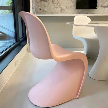 Nordic Home Modern Dining Chair Ins Simple Chair Negotiation Internet Celebrity Plastic Back Pan Dong Chair Makeup Stool