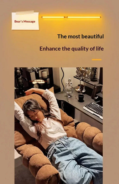 Comfortable Long-term Sofa Chair Gaming Chair Bedroom Desk Chair Ergonomic Chair Furniture Sillas Gamer Adjustable Backrest