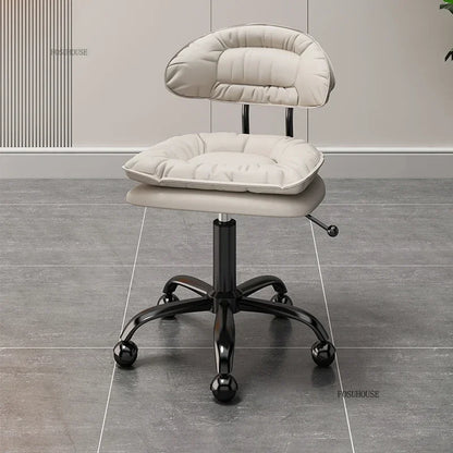 Italian Professional Barber Chairs for Beauty Salon Furniture Barber Chair Minimalist Lift Backrest Salon Chair for Hair Stylist