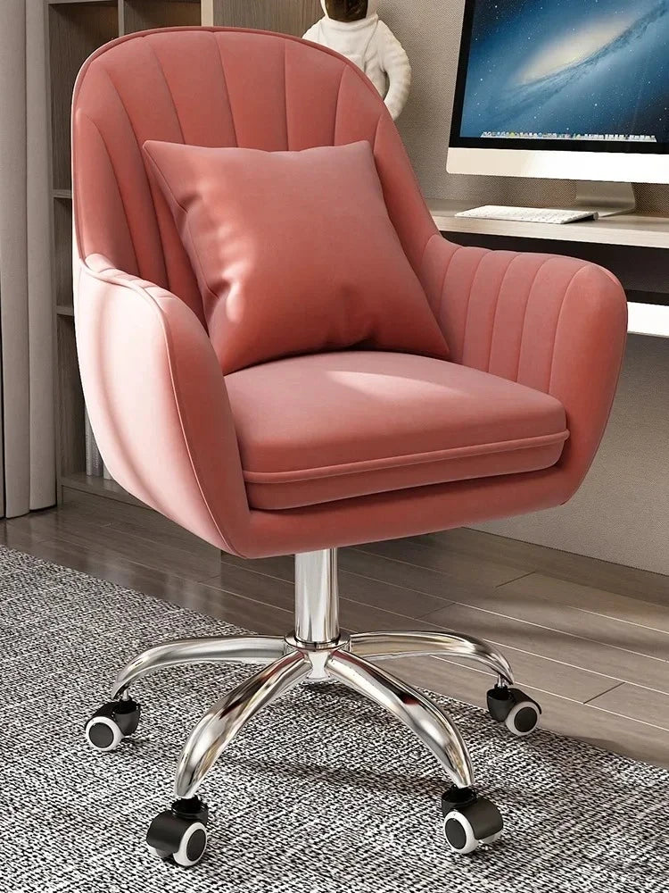 Leisure Bedroom Student Dormitory Computer Chair Home Furniture Backrest Office Chairs Front Desk Hotel Lifting Swivel Armchair