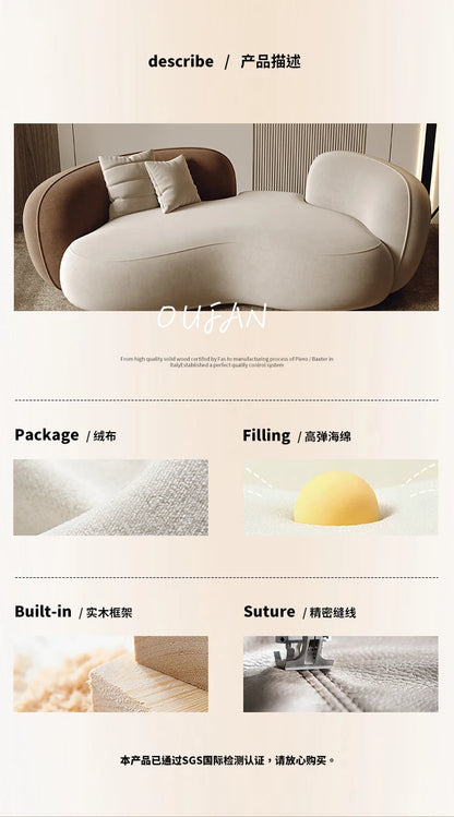 Minimalist Children Living Room Sofas Couch Bedroom Designer Room Decor Living Room Sofas Curved Modern Muebles Home Furniture