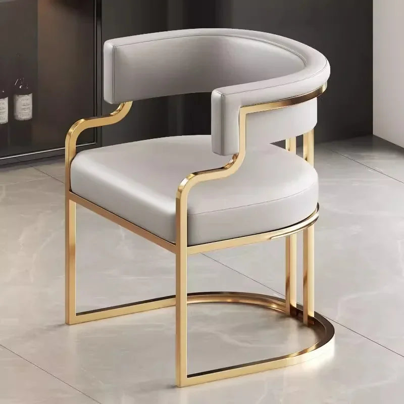 Luxurious modern simple leisure chairs dining chairs home negotiation chairs fashion makeup chairs tea table chairs
