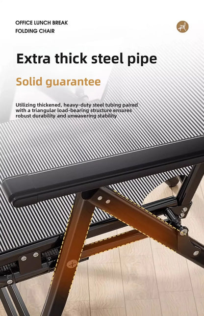 recliner lunch break folding office chair nap can lie down dual-purpose backrest computer chair couch