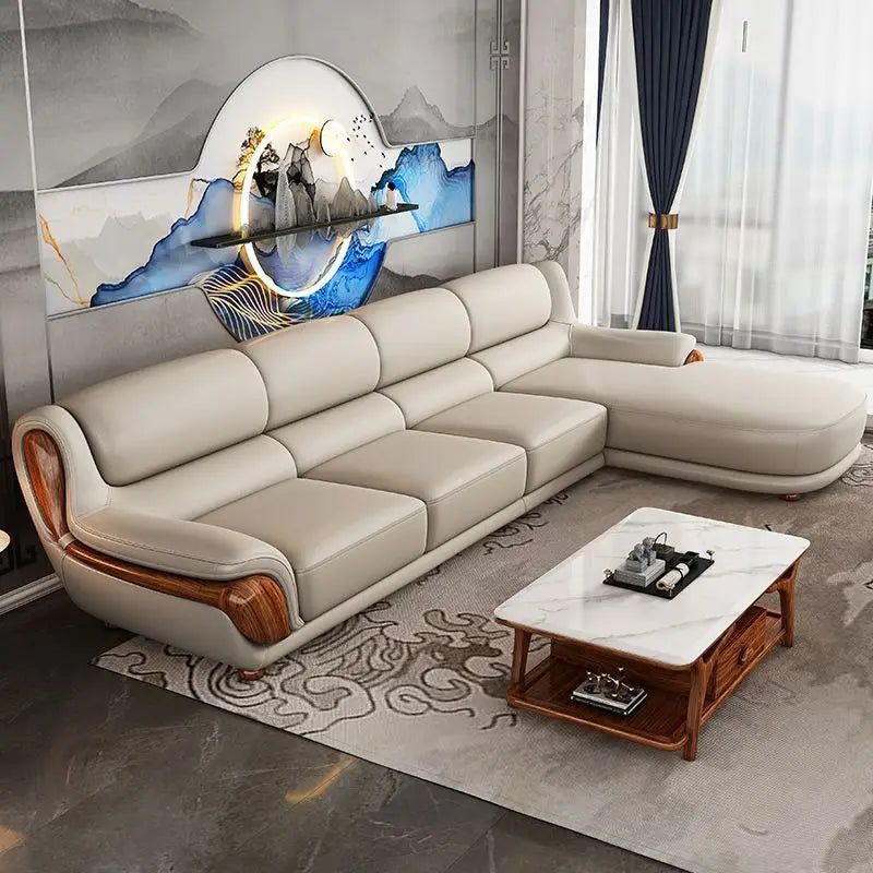 Nordic, leather, sofa, minimalist, living room, furniture, Italian, modern, minimalist