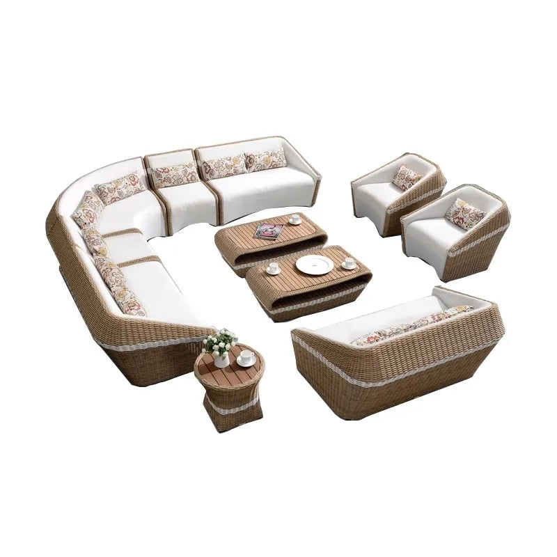 Minimalist Design Outdoor Sofas Luxury Accent Personality Nordic Garden Sofas Creative Hotel Furniture Arredo Giardino Lshysf